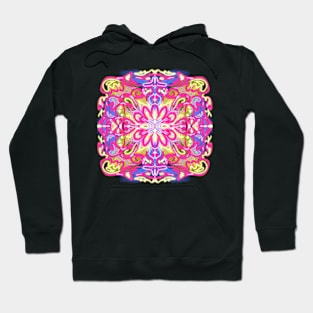 Lilac neon art Hoodie